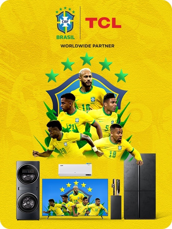 Selección de fútbol de Brasil - Socio mundial de TCL