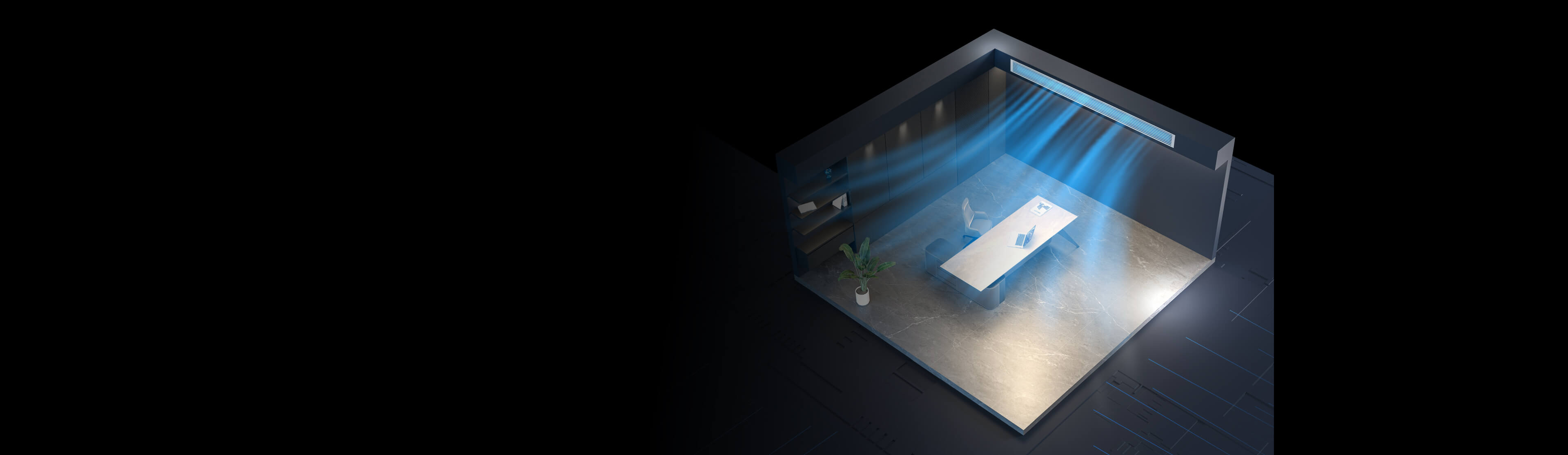 200PA Ducted AC duct achieves a strong airflow