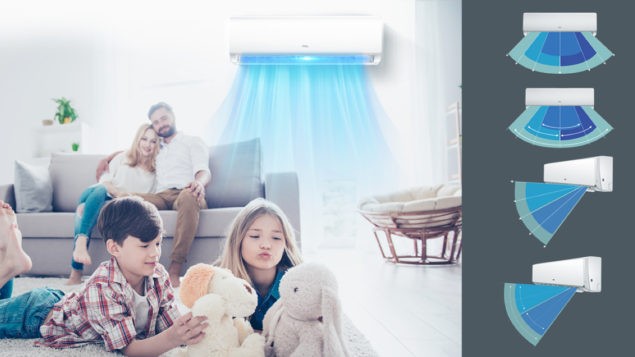 4 Way Air Flow Technology in Inverter Air Conditioner