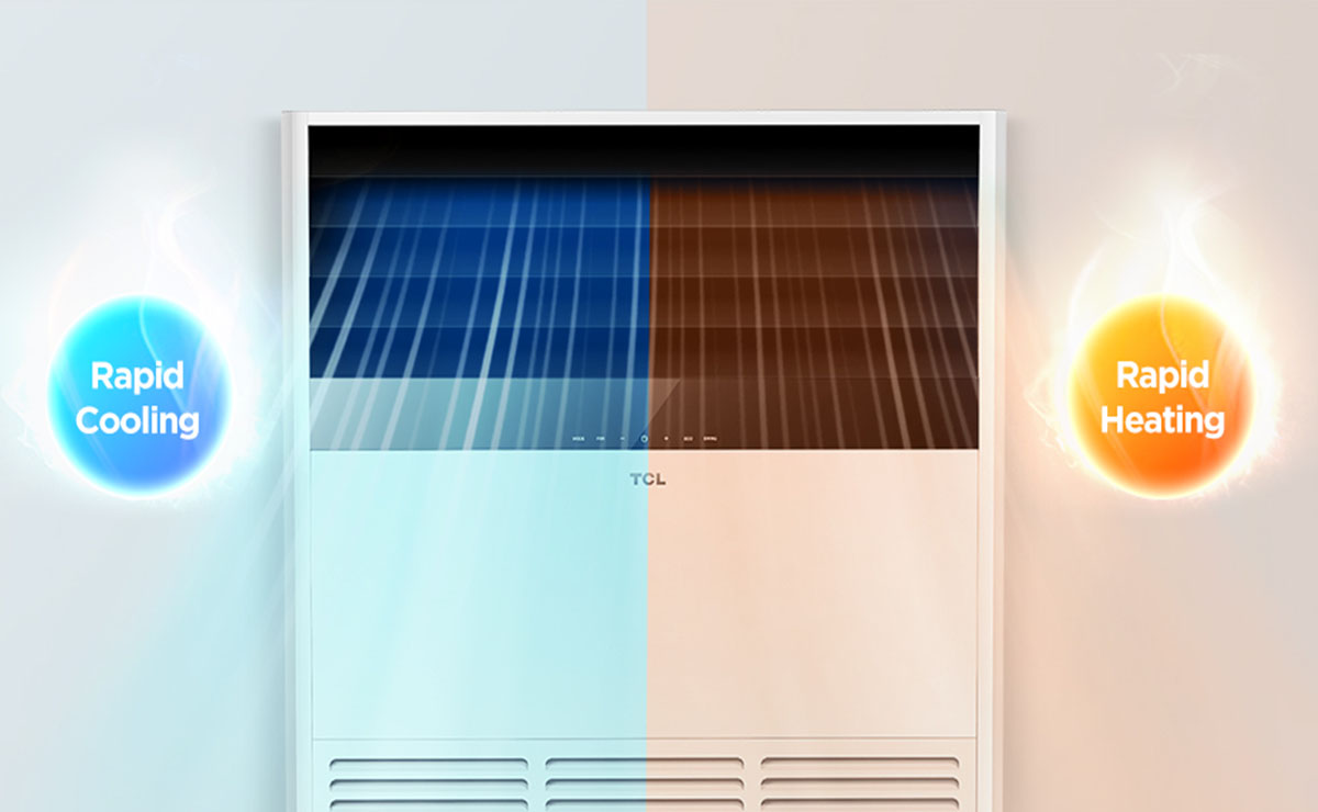 TCL  Floor Standing Light Commercial AC Rapid cooling and heating