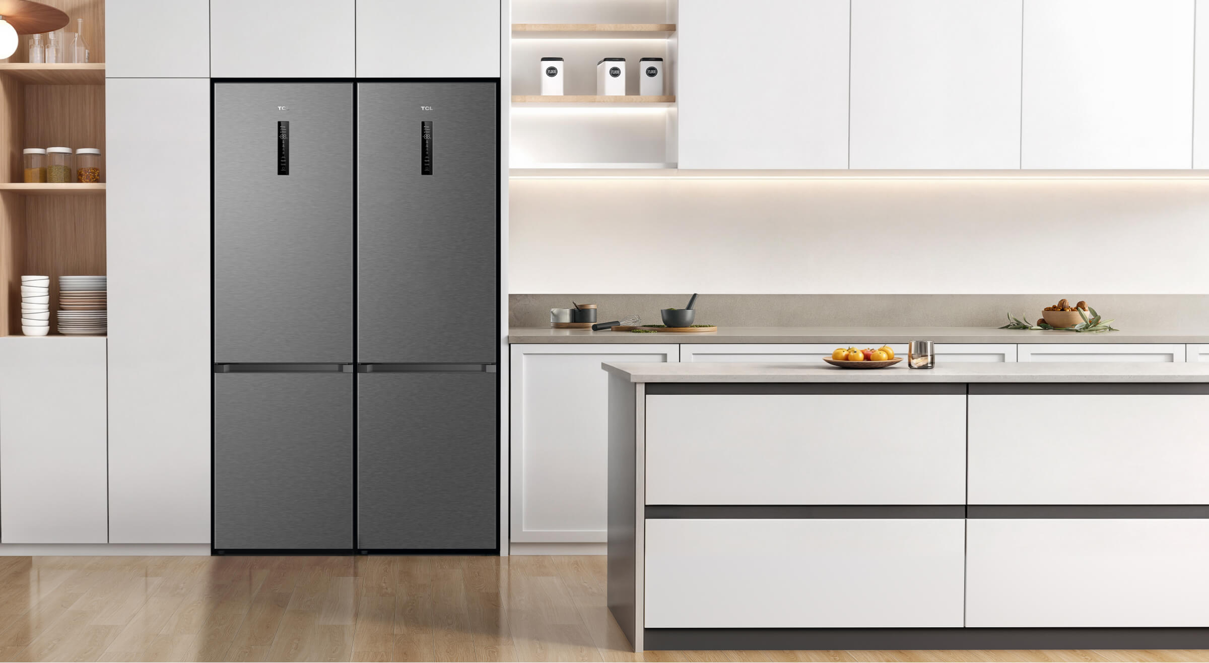 TCL C387BF-Bottom Freezer Refrigerator 