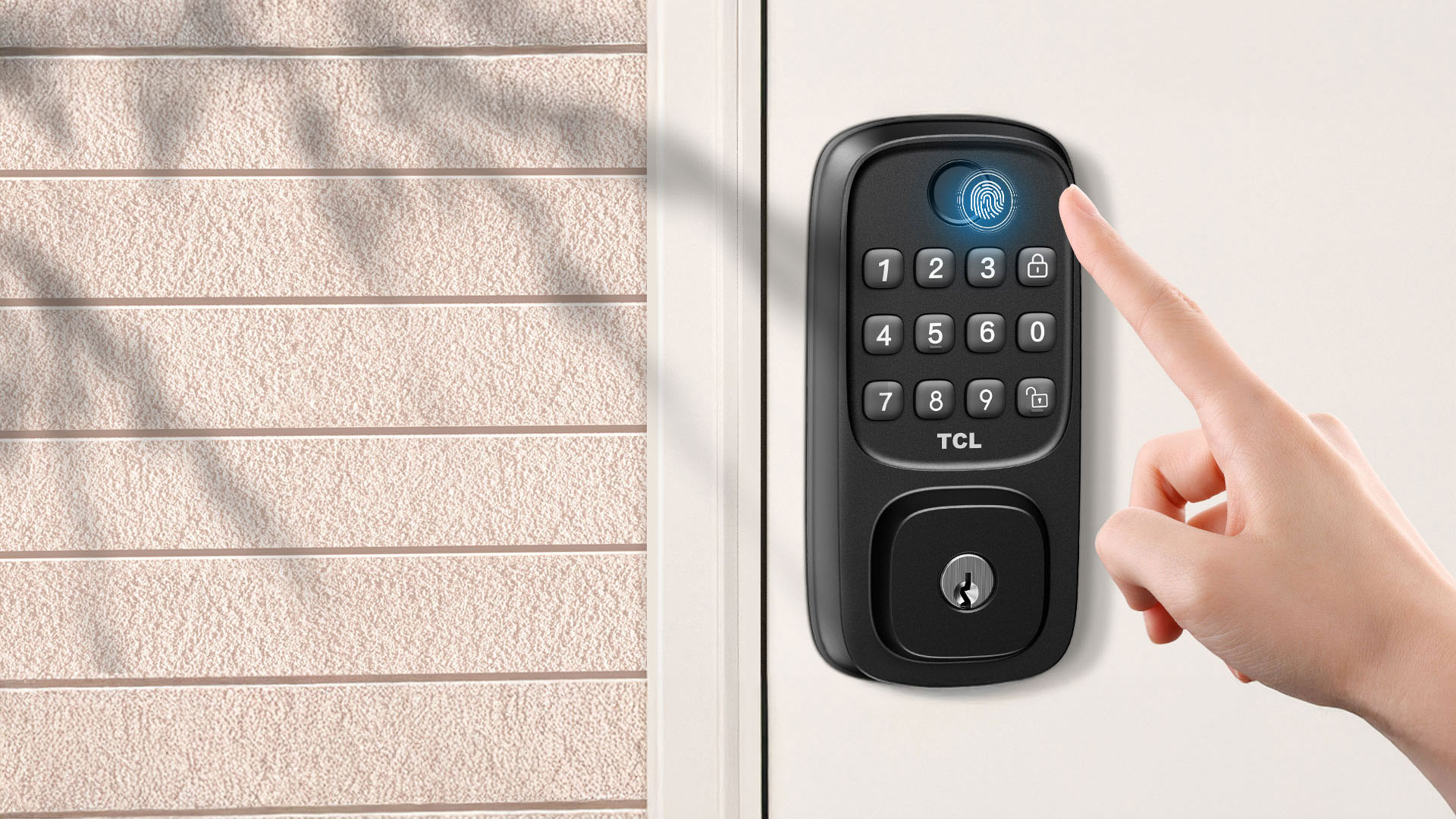 TCL D1 Fingerprint Smart Lock Unlock with A Touch