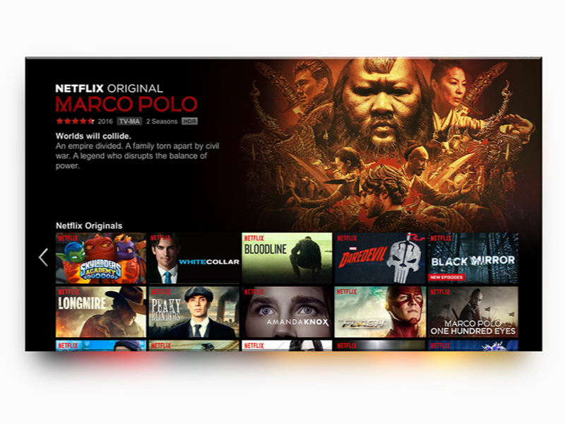 TCL Android tv Netflix