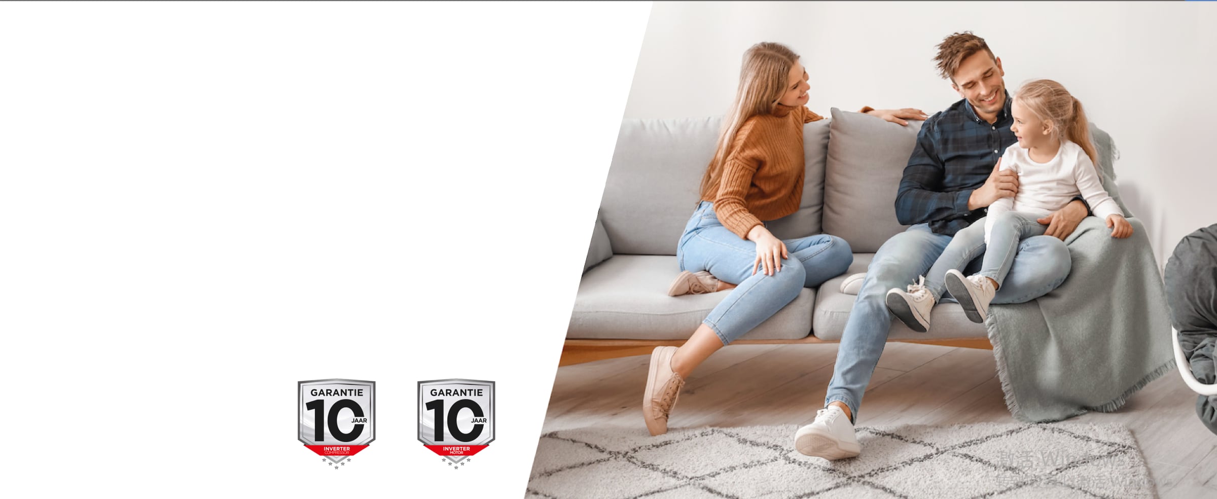 Ontvang onze gratis<br>10 jaar garantie<br>op de digitale Inverter