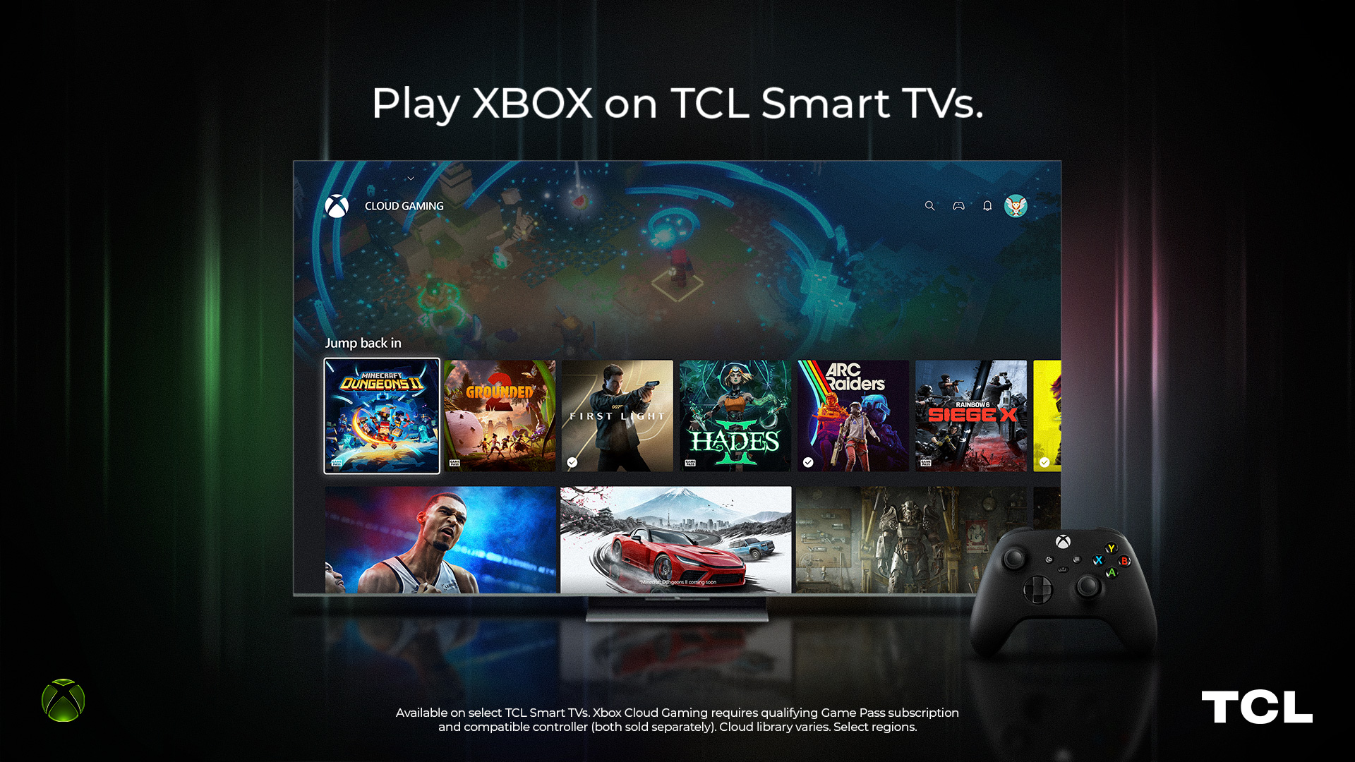TCL and XBOX Partner to Bring XBOX App to TCL Smart TVs