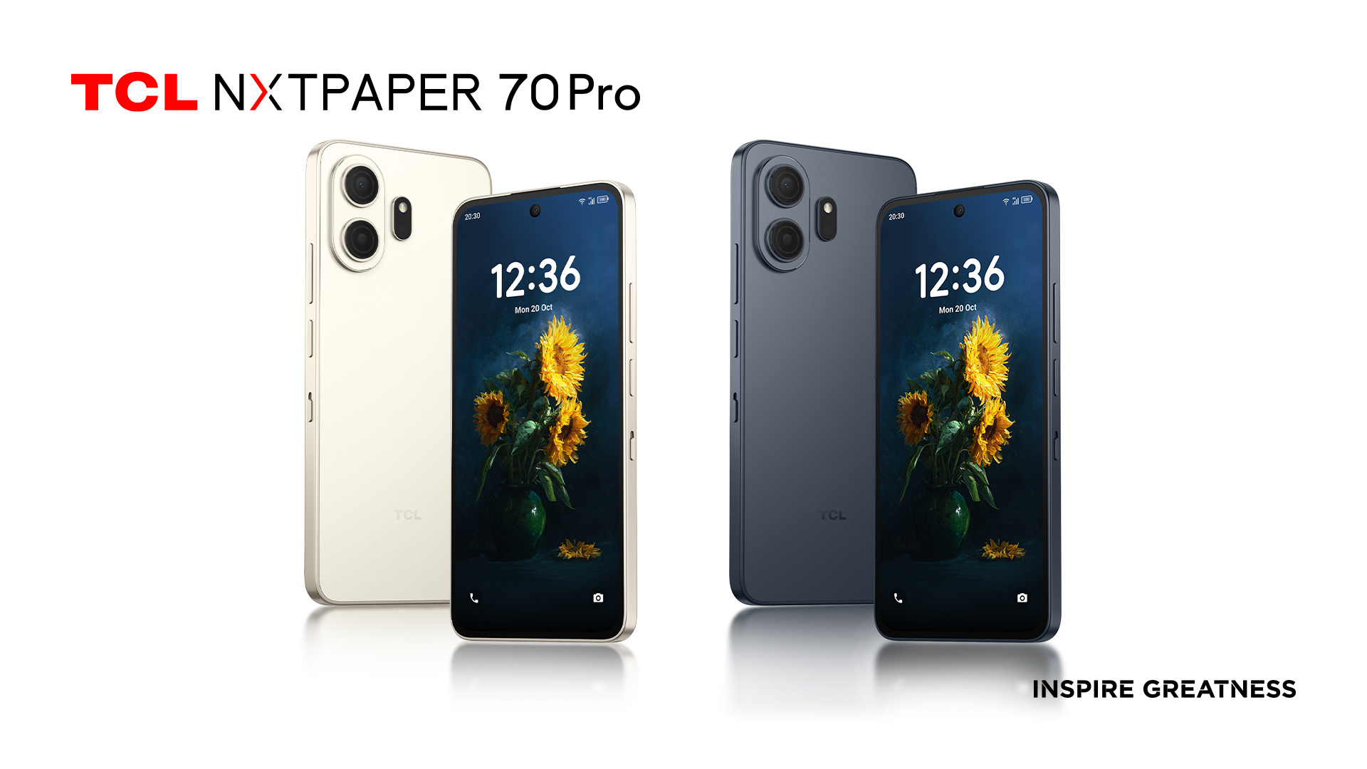 Smartphone TCL NXTPAPER 60 Ultra 5G - Écran 7,2" Papier Protégeant Les Yeux, 12 Go RAM, 256 Go, Batterie 5200 MAh - 5