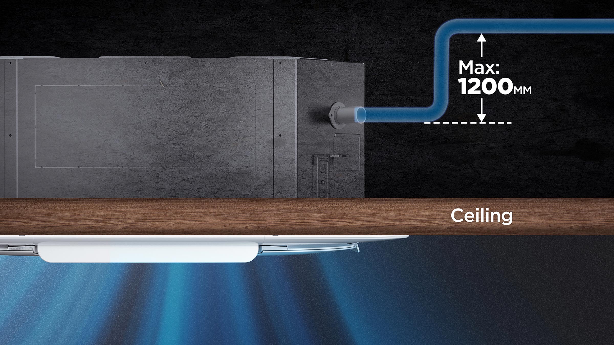 Hydraulický zdvih 1200 mm