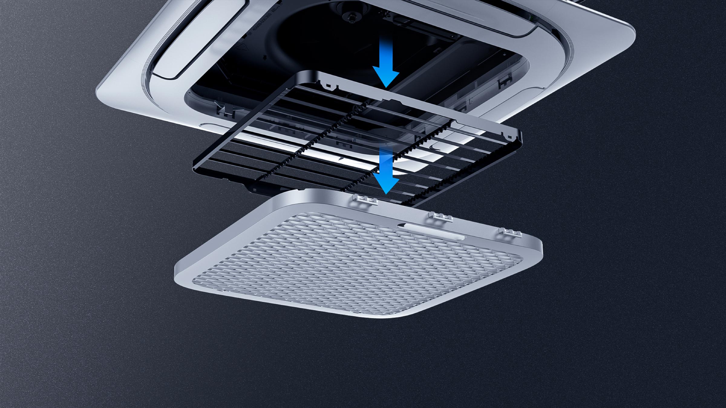 TCL Stropný AC filter, ktorý sa ľahko čistí