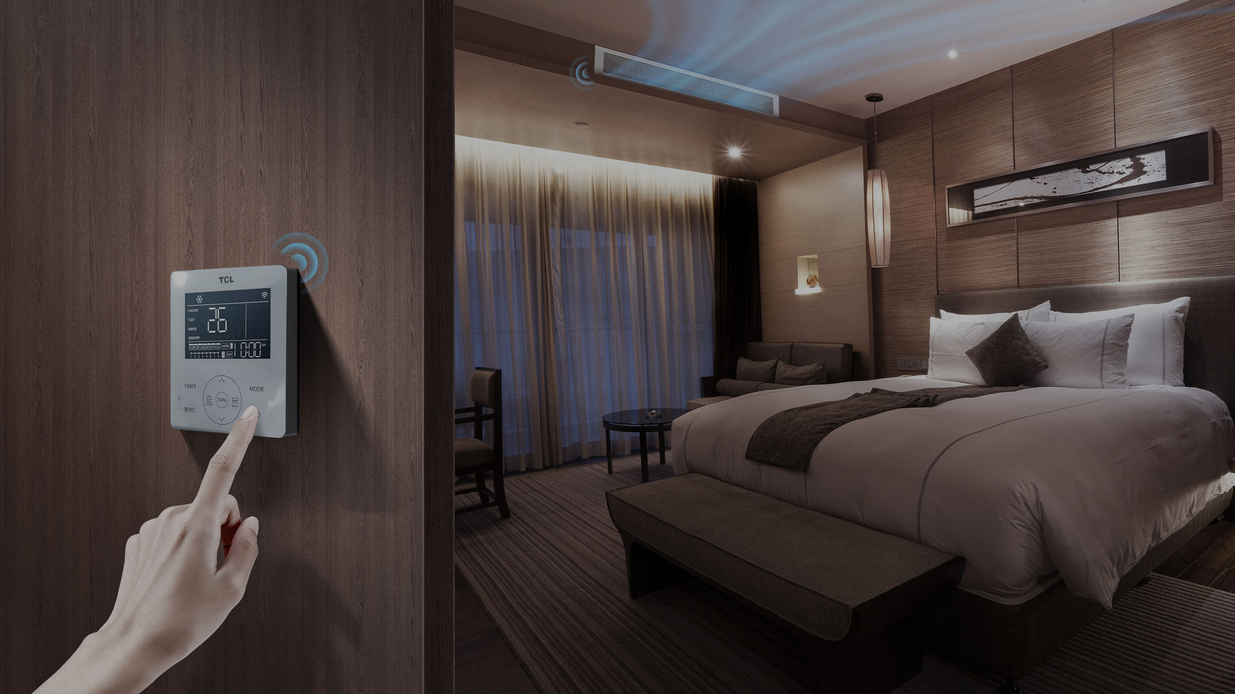 TCL UNITARY Series LIGHT COMMERCIAL AC Wired Controller