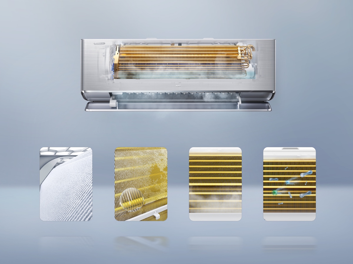 TCL AC step Auto Clean