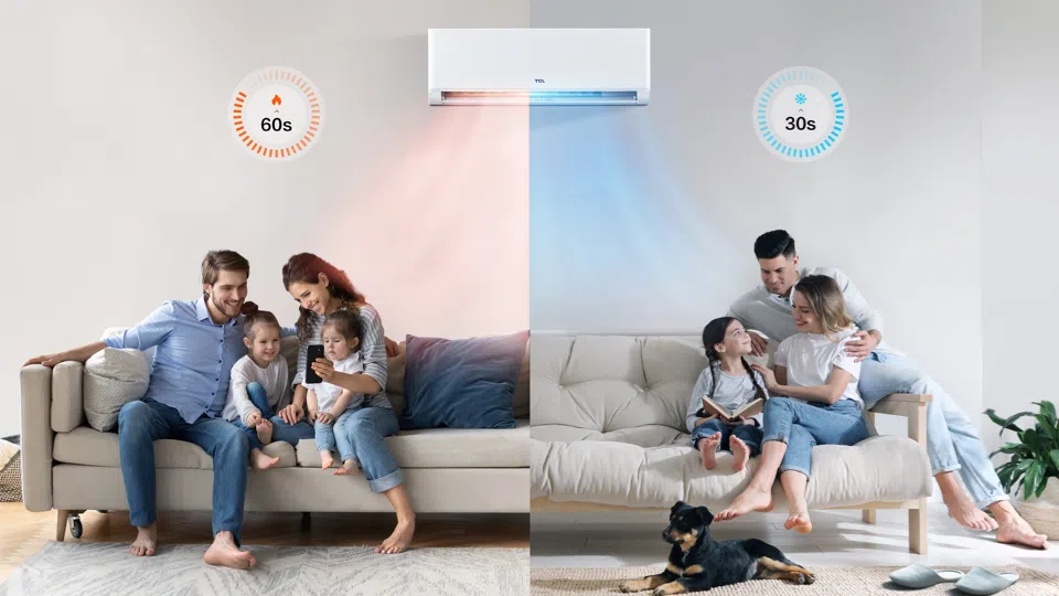 TCL Seria BreezeIN Răcire și Încălzire Rapidă