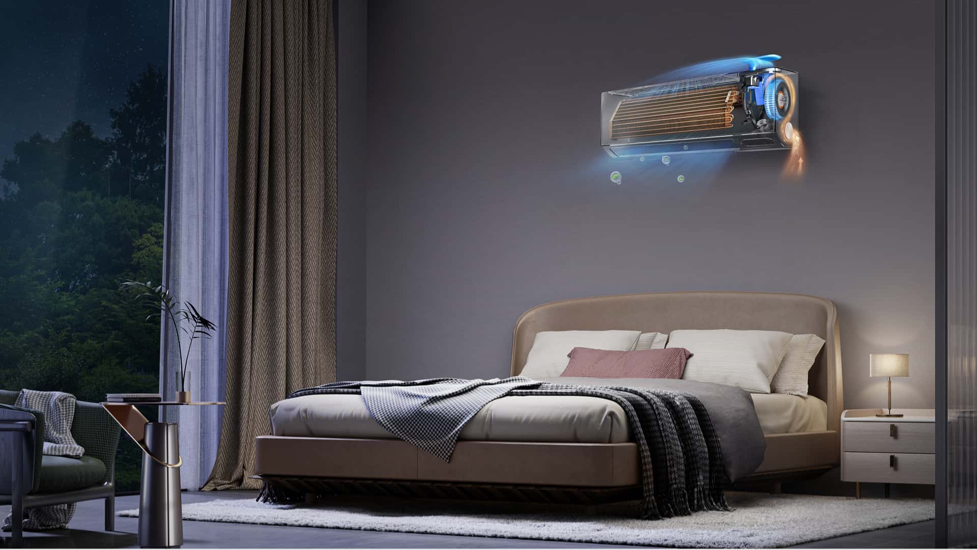 Internal Air Purification & Purification Mode