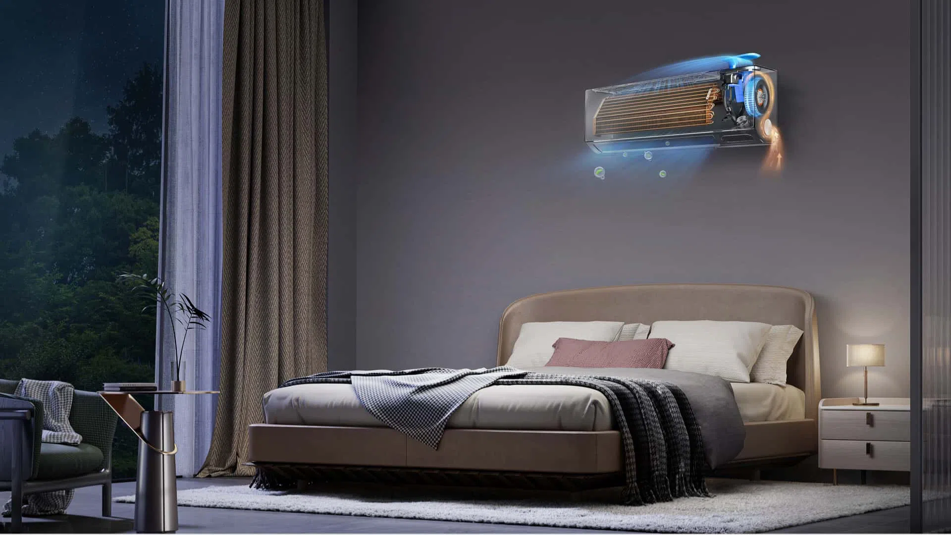 Internal Air Purification & Purification Mode