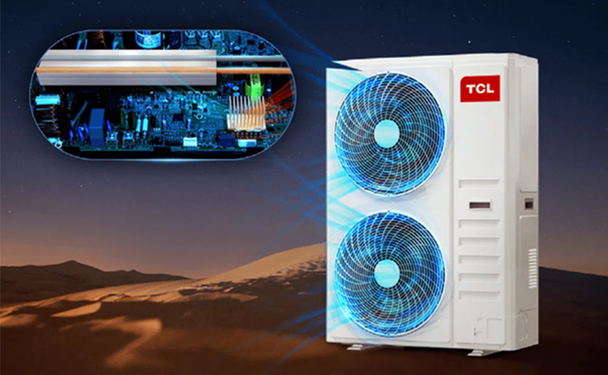 TMV6 Pro Mini VRF stable operation at 55℃ with electronic cooling