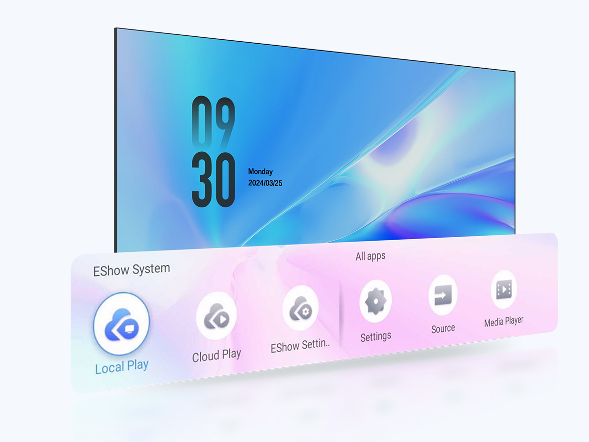 TCL TEN Series Digital Signage OS Tailored for Business Scenarios