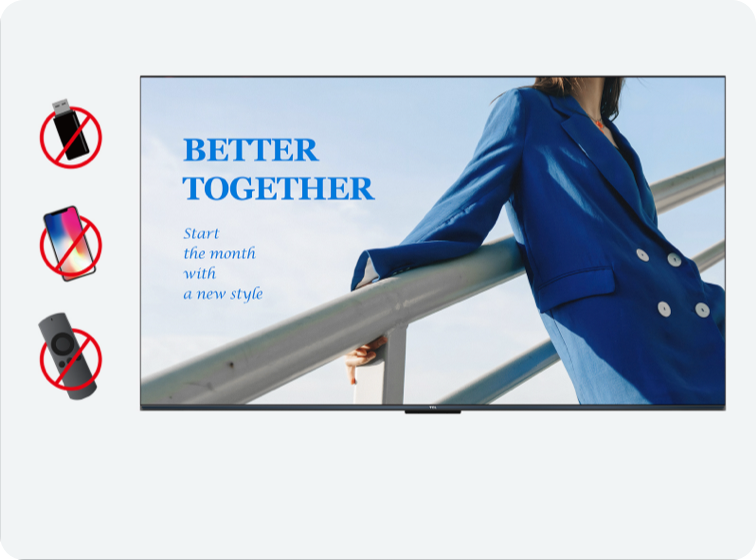 TCL TEN Series Digital Signage Security Lock