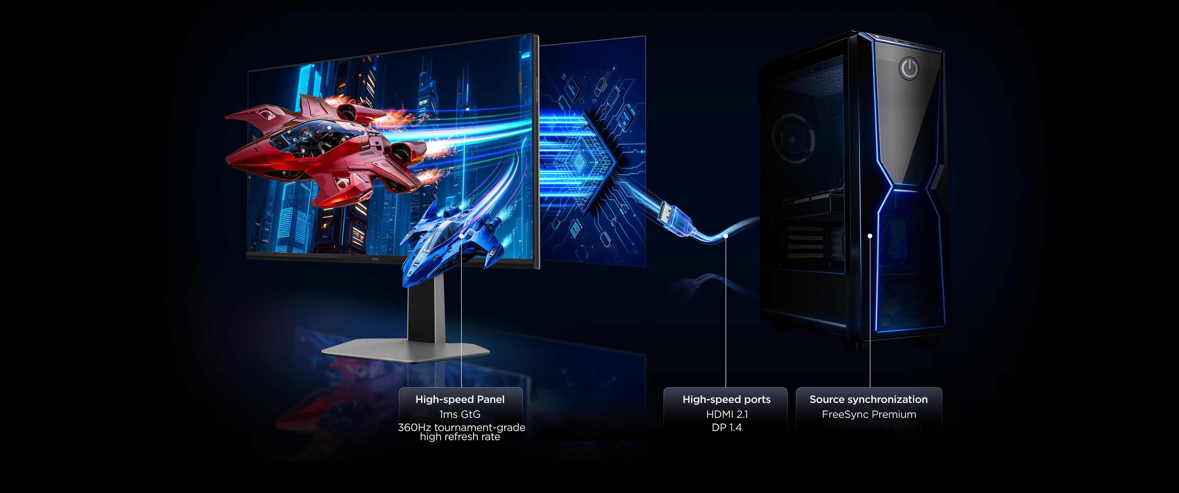 乐竟体育 27P2A Pro  320Hz Mini LED Gaming Monitor Lower Latency