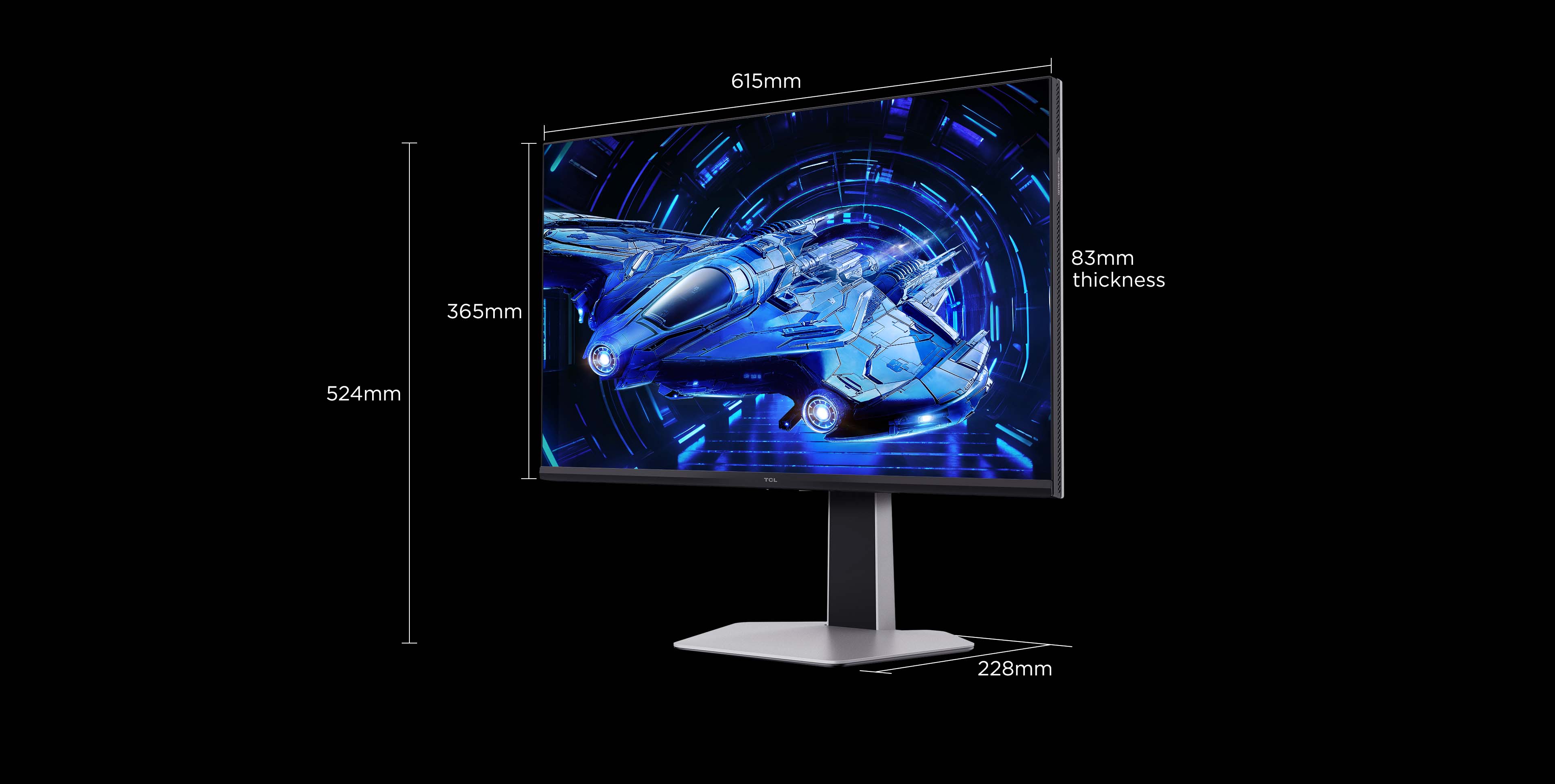 TCL 27G64 量子ドットMini LED WQHDゲーミングモニター Monitors-TCL 27G64 QD-MiniLED Monitor | TCL Japan TCL 27G64