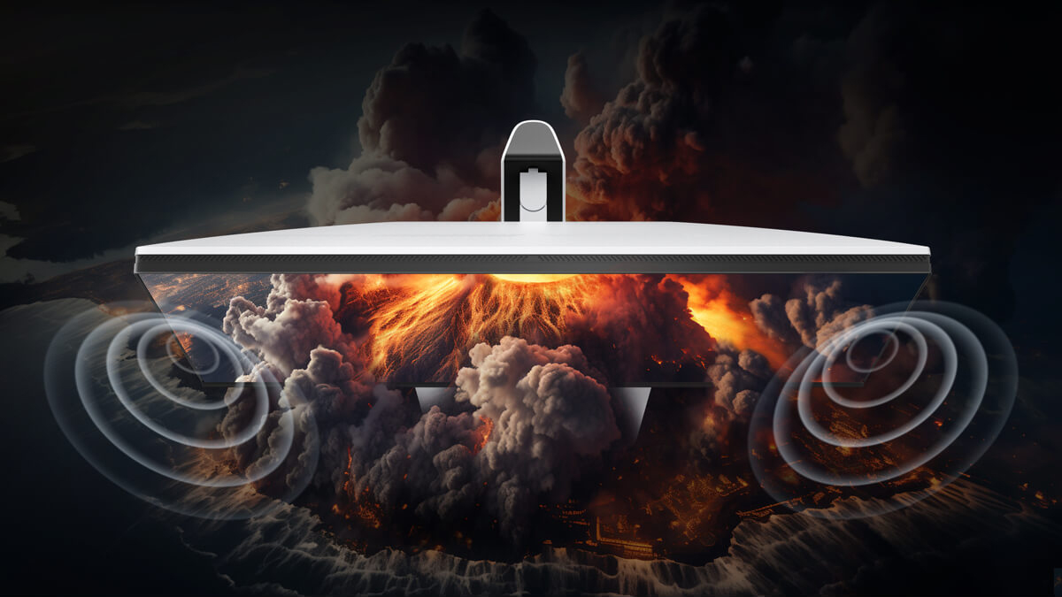 Built-in Dual Channel Speakers