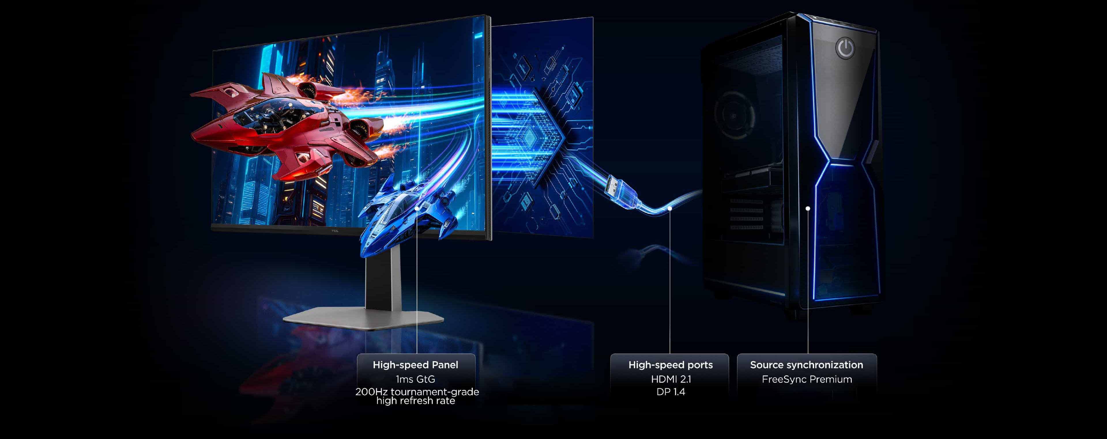 乐竟体育 27P2A 200Hz Mini LED Gaming Monitor with Lower Latency