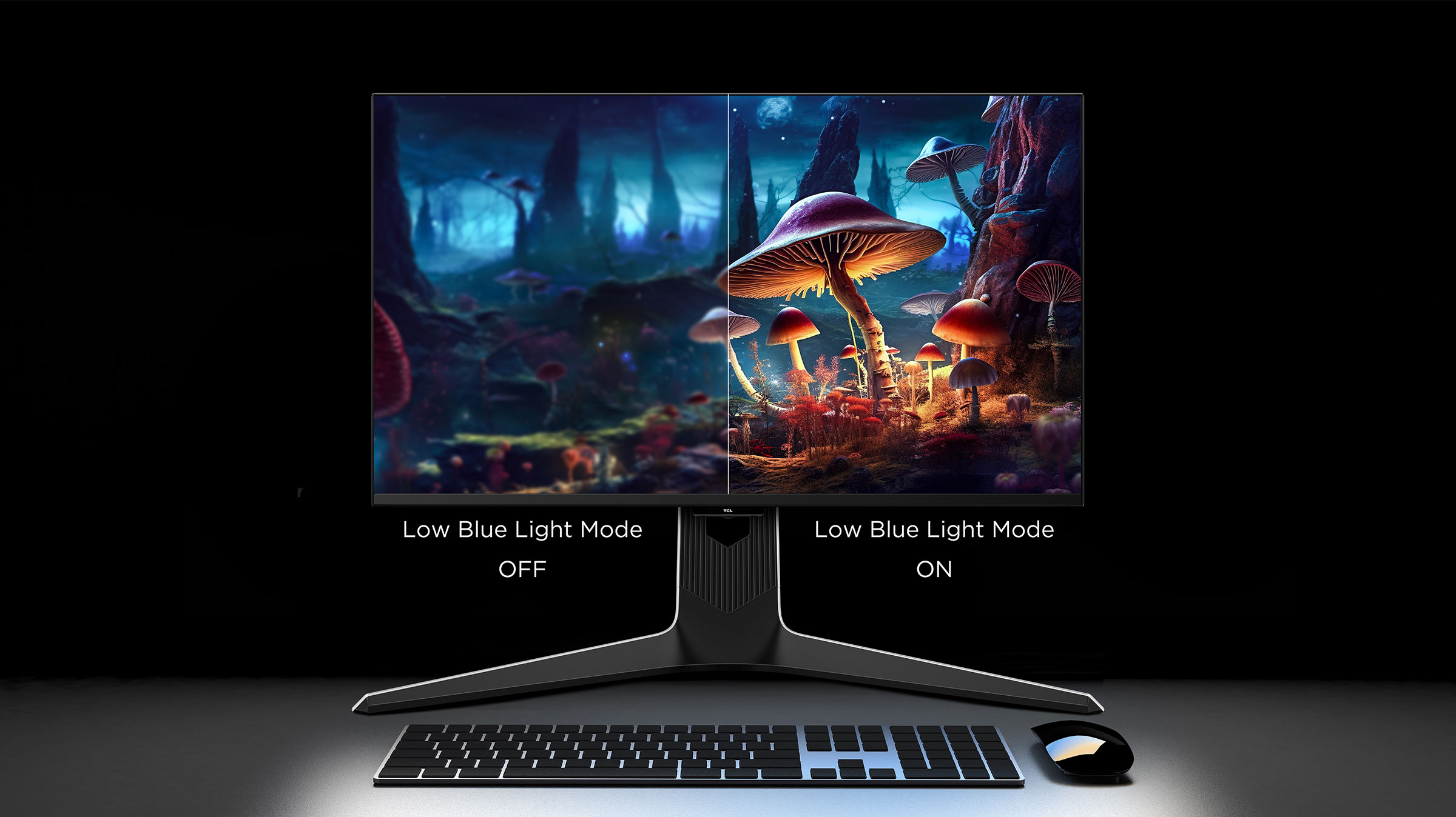 TCL 27R73Q Monitor Low Blue Light Mode