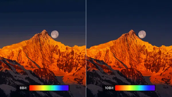 TCL 27R83U Monitor 10-bit color depth