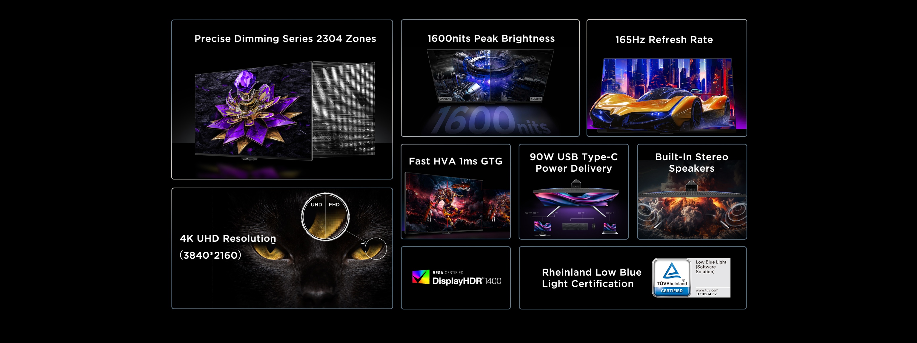 TCL 27R73Q HDR Professional Monitor Features