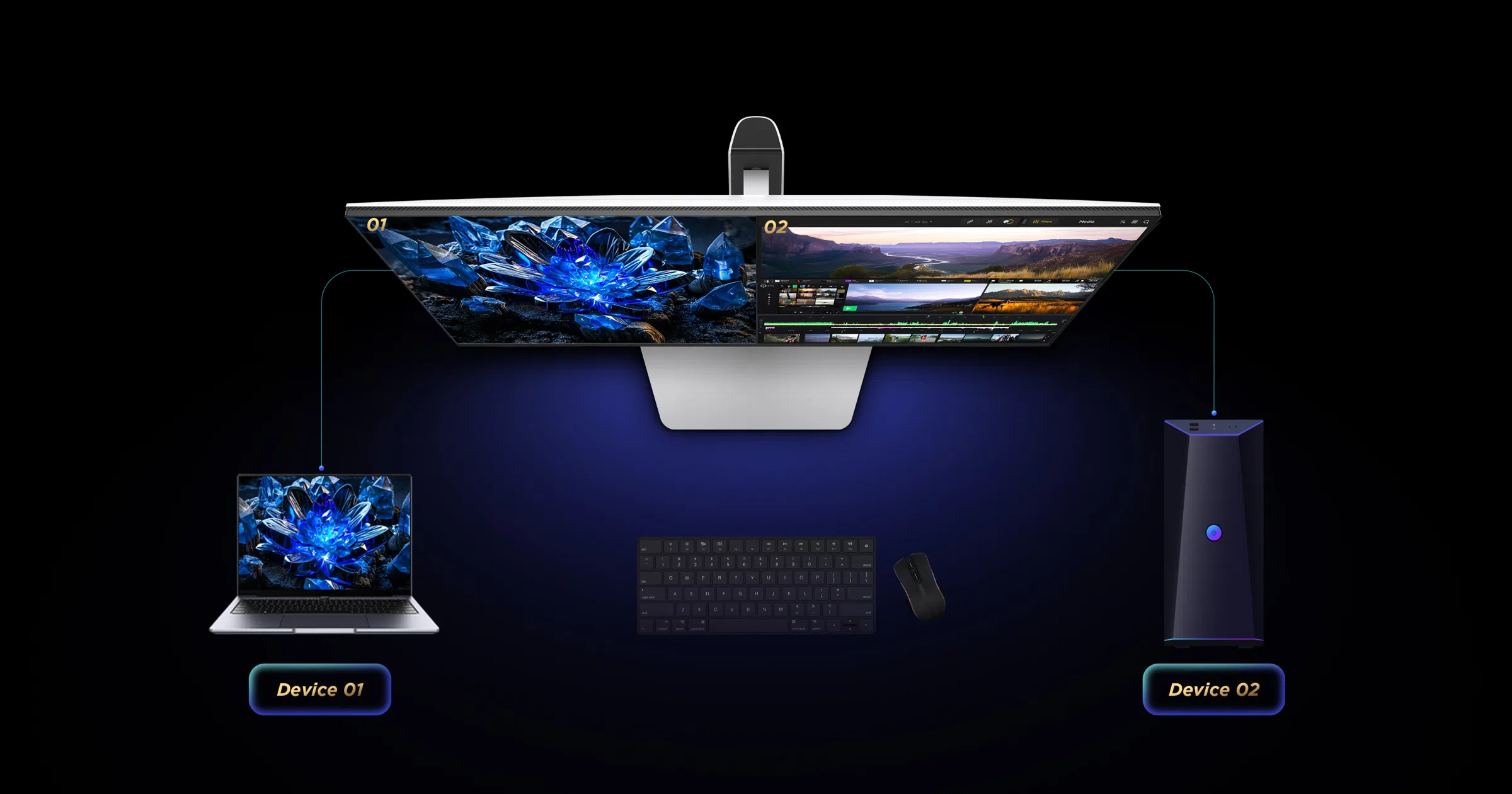 TCL 27R73Q Monitor with TCL CSOT Fast-HVA screen