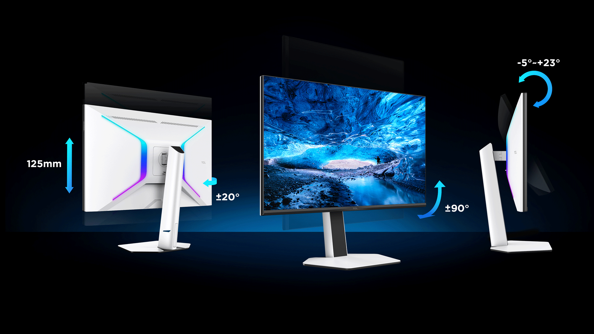 TCL 27R73Q Monitor FreeSync Premium & G-Sync Compatible