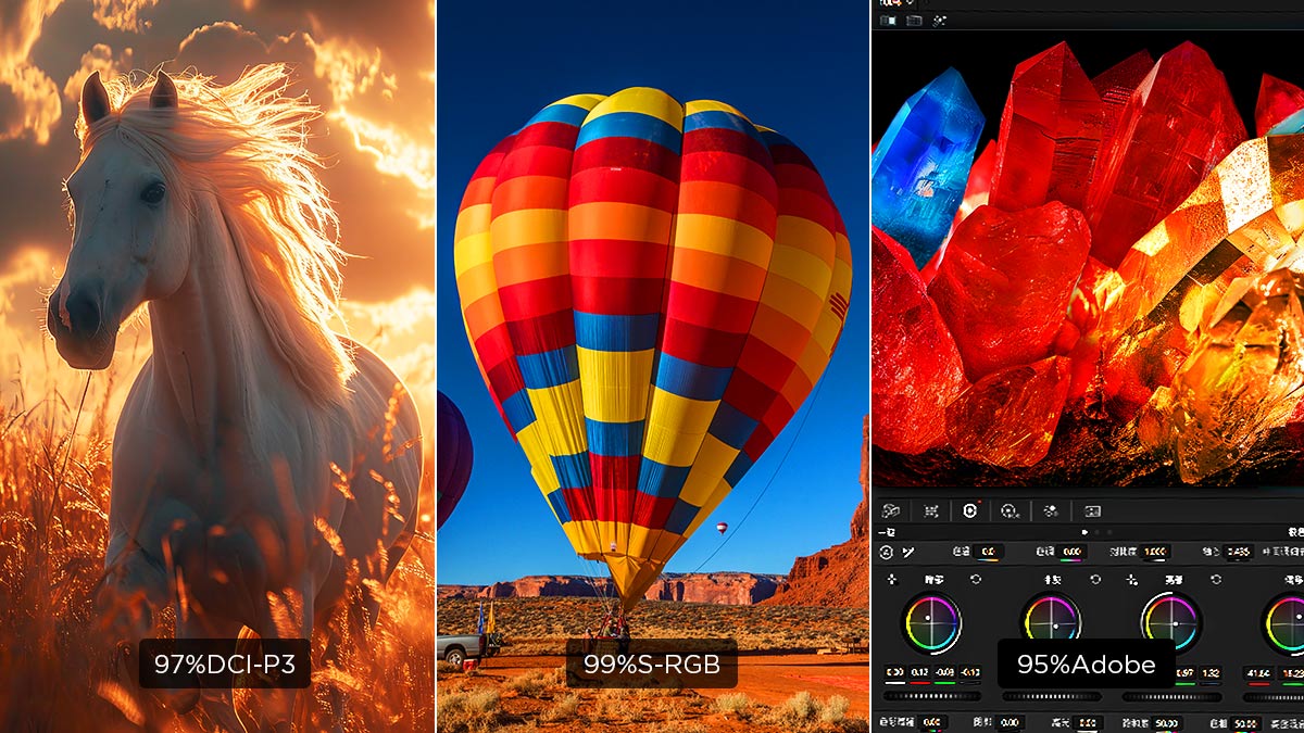 TCL 34R83Q 모니터 세가지 컬러 모드 지원