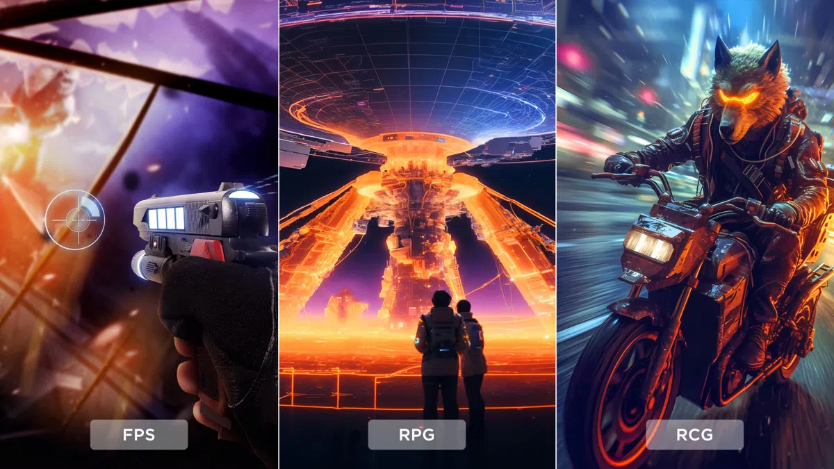 TCL 34R83Q Monitor Multiple game scenario modes