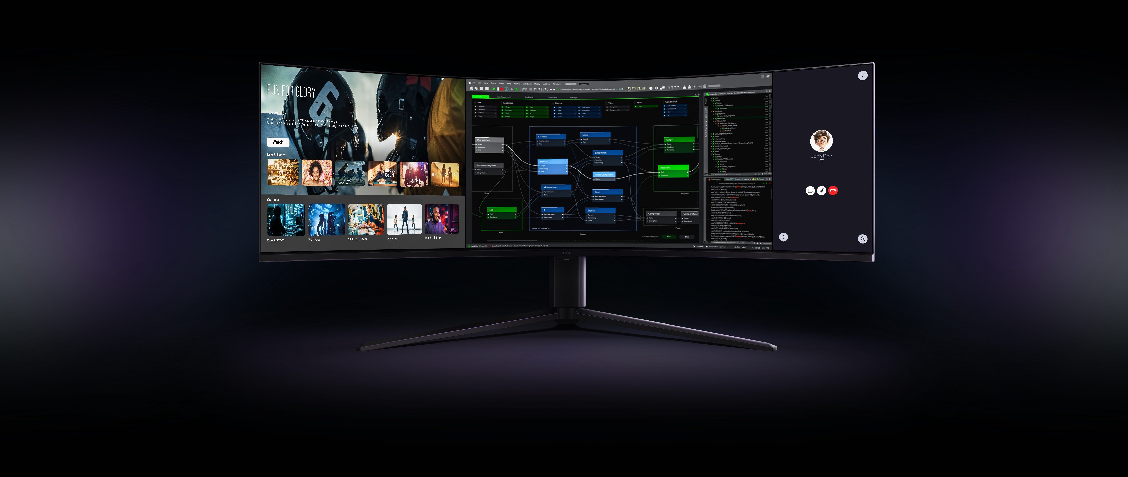 モニター Monitors-TCL 57R94 QD-MiniLED Monitor | TCL Japan TCL 57R94 量子