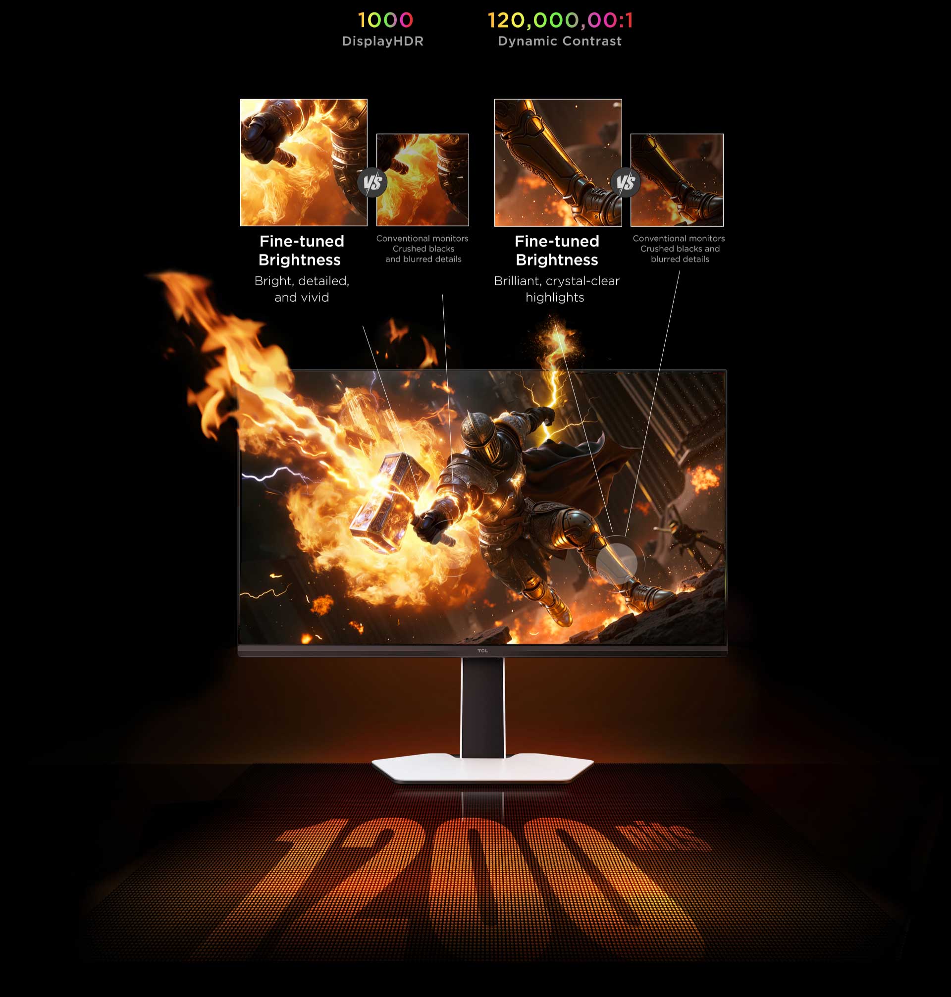 乐竟体育 C2A Monitor with Fine-tuned Brightness