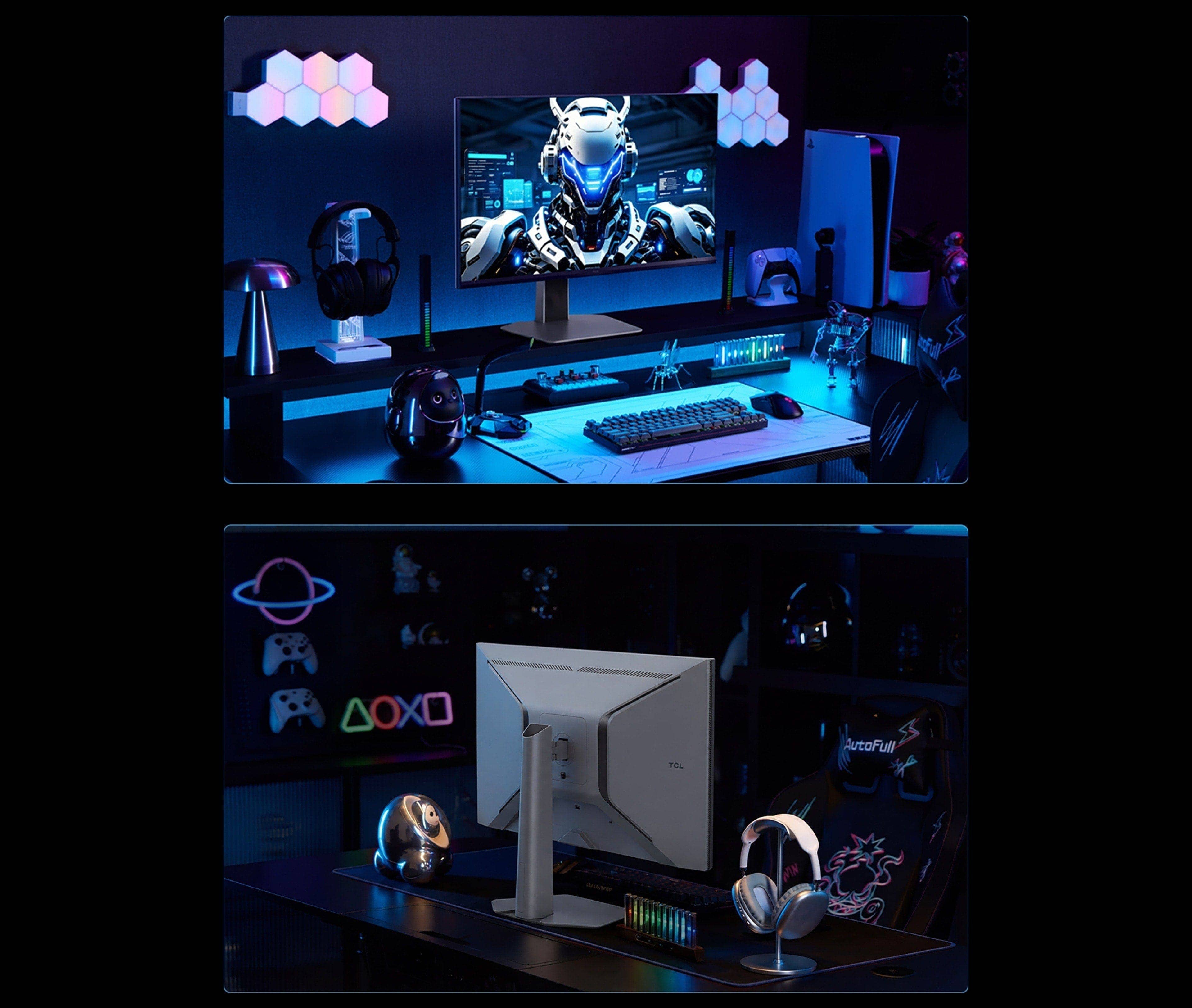 TCL 27P2A Pro 320Hz Mini LED Monitor "Wings of Shadow" Beautiful Back Design