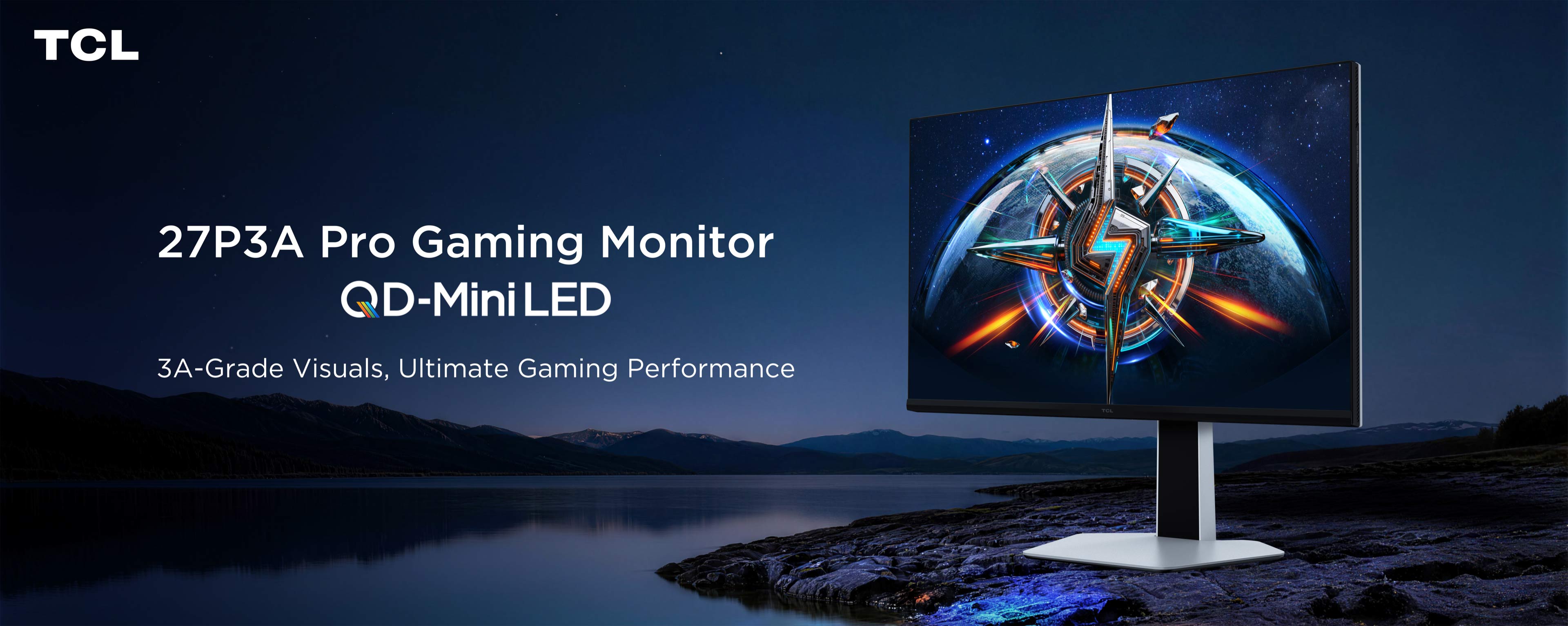TCL P3A Pro 320Hz Mini LED Gaming Monitor