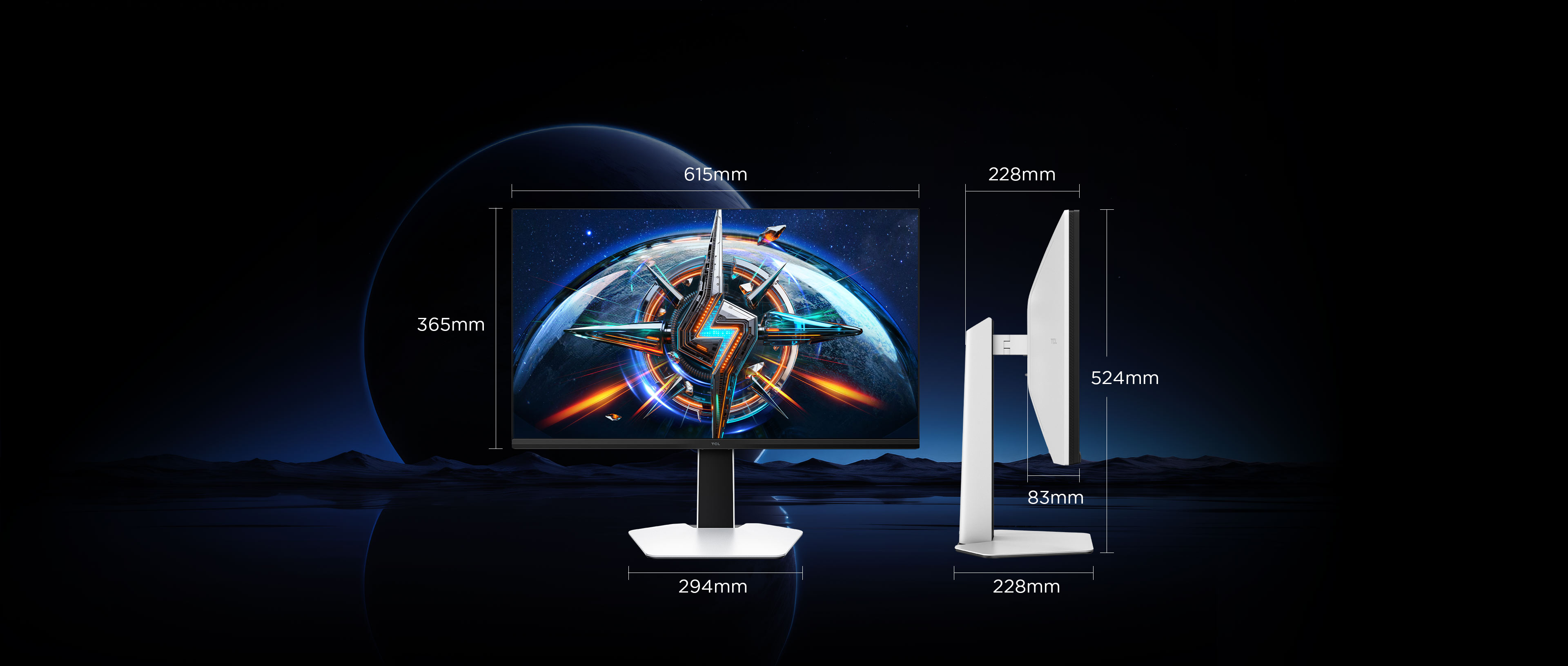 TCL 27P2A Pro 320Hz Mini LED Monitor 800nits Peak Brightness