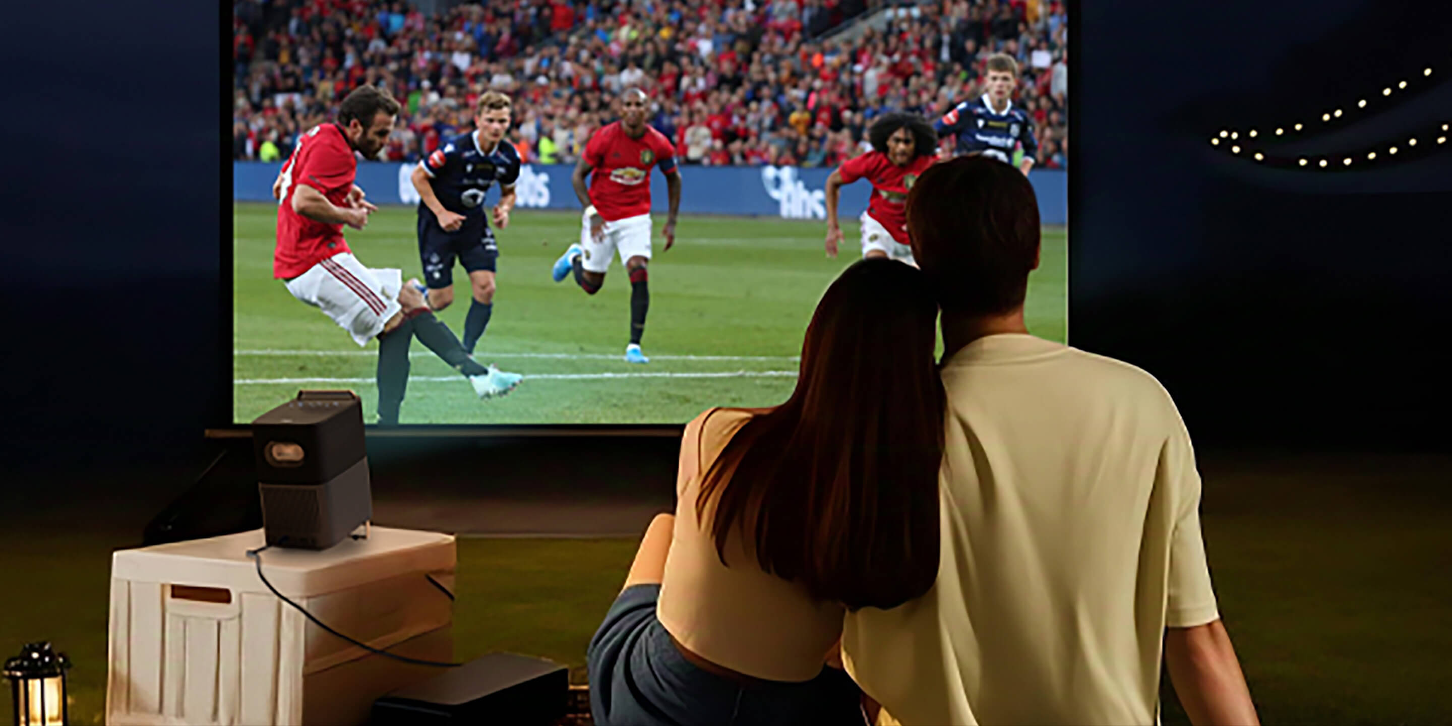 TCL PROJECTOR A1s Mini Projector used for the Living room