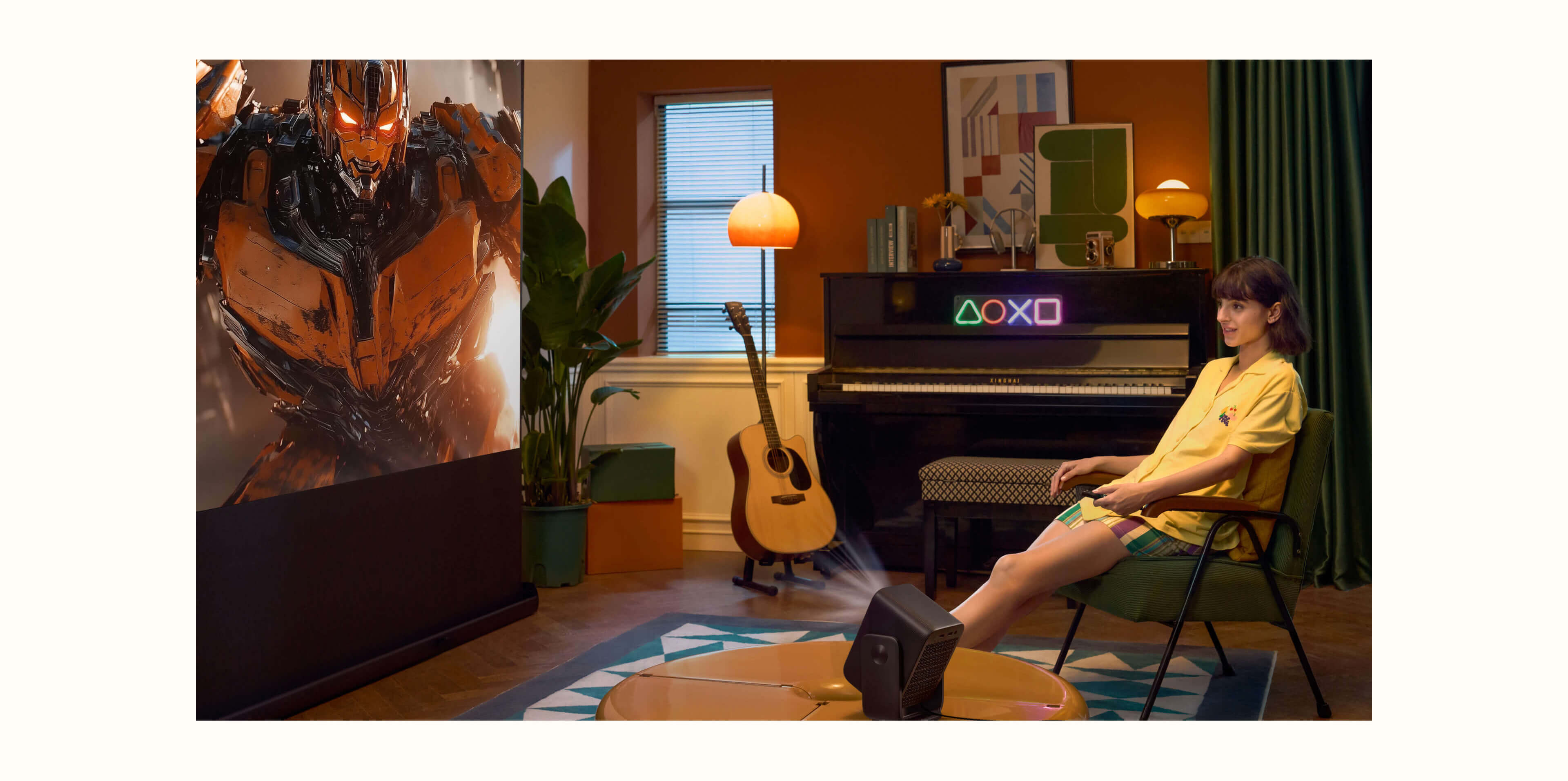 TCL Projector C1 1080P 4K Google TV Netflix Licensed Big Screen