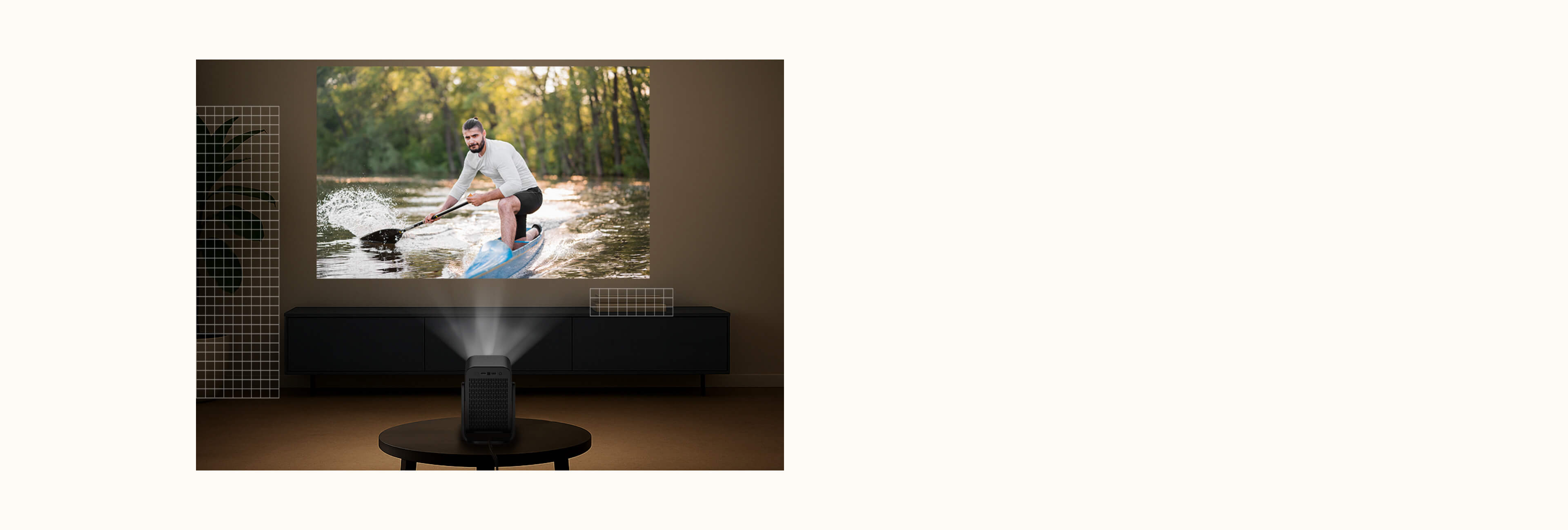 TCL Projector C1 Obstacle Avoidance & Auto Screen Alignment