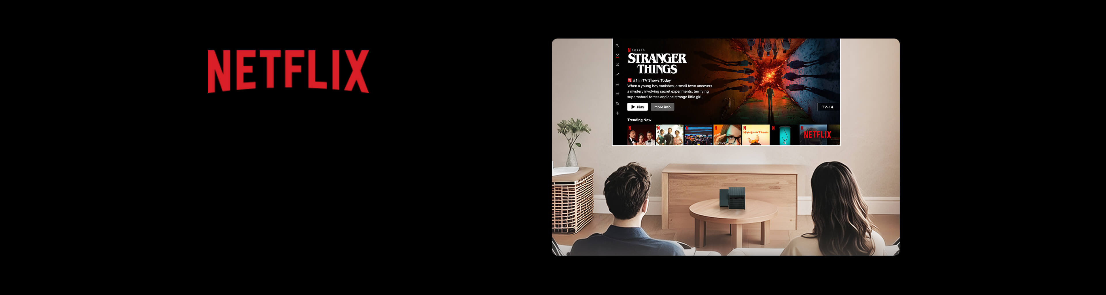 TCL PlayCube projector Pre-loaded Netflix Certified