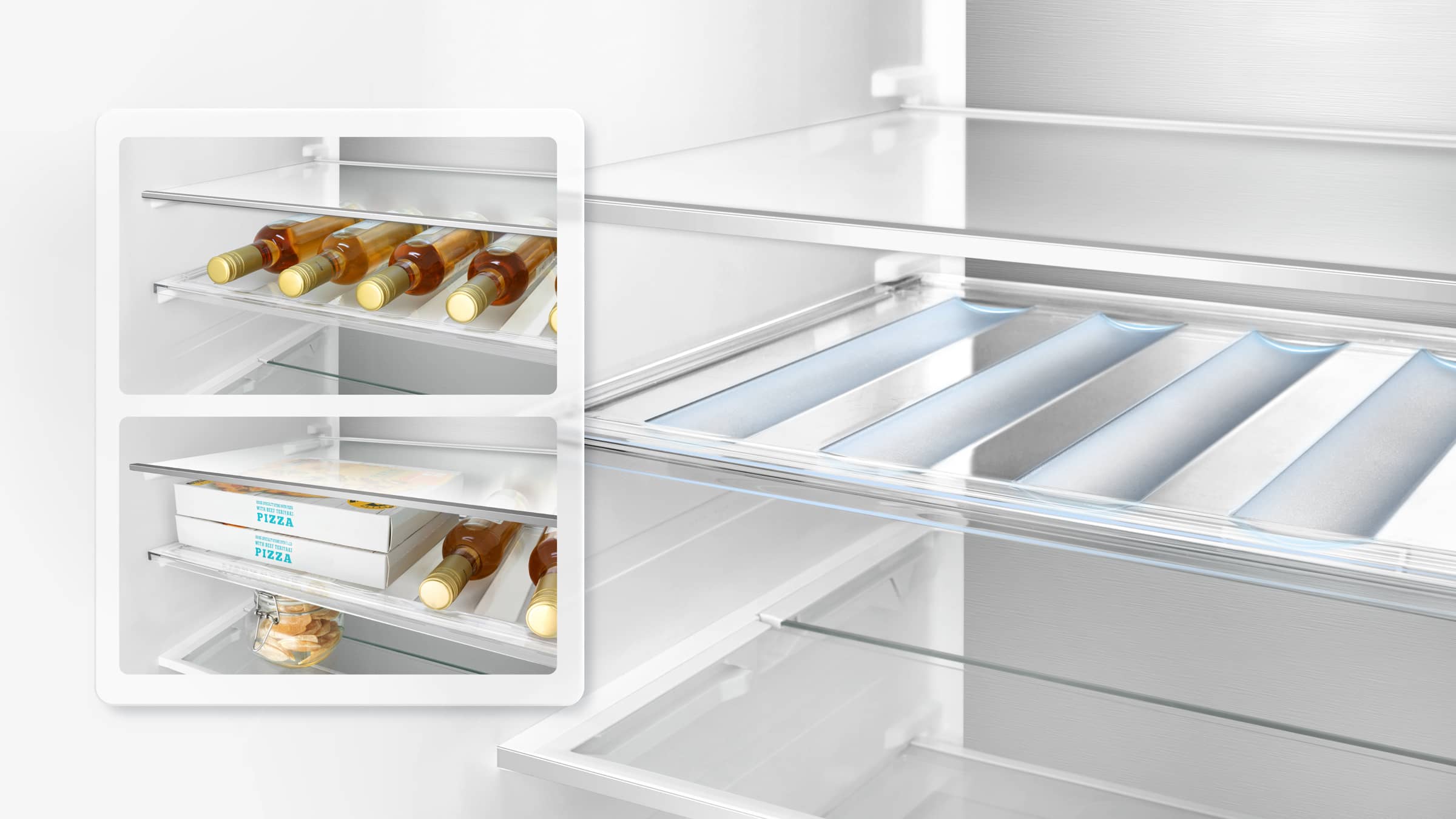 TCL C387BF Refrigerator store food flexible