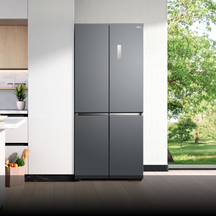 TCL Free Built-in Refrigerator C521CD Against the Wall Display 