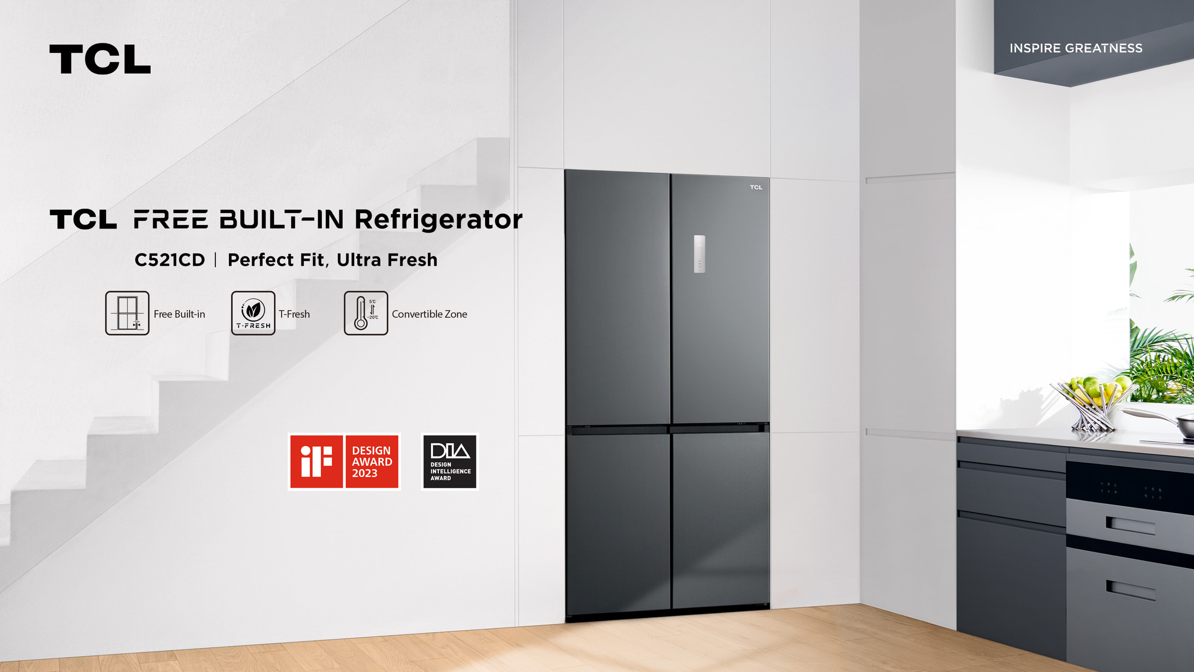 TCL Free Built-in Refrigerator C521CD | TCL Global