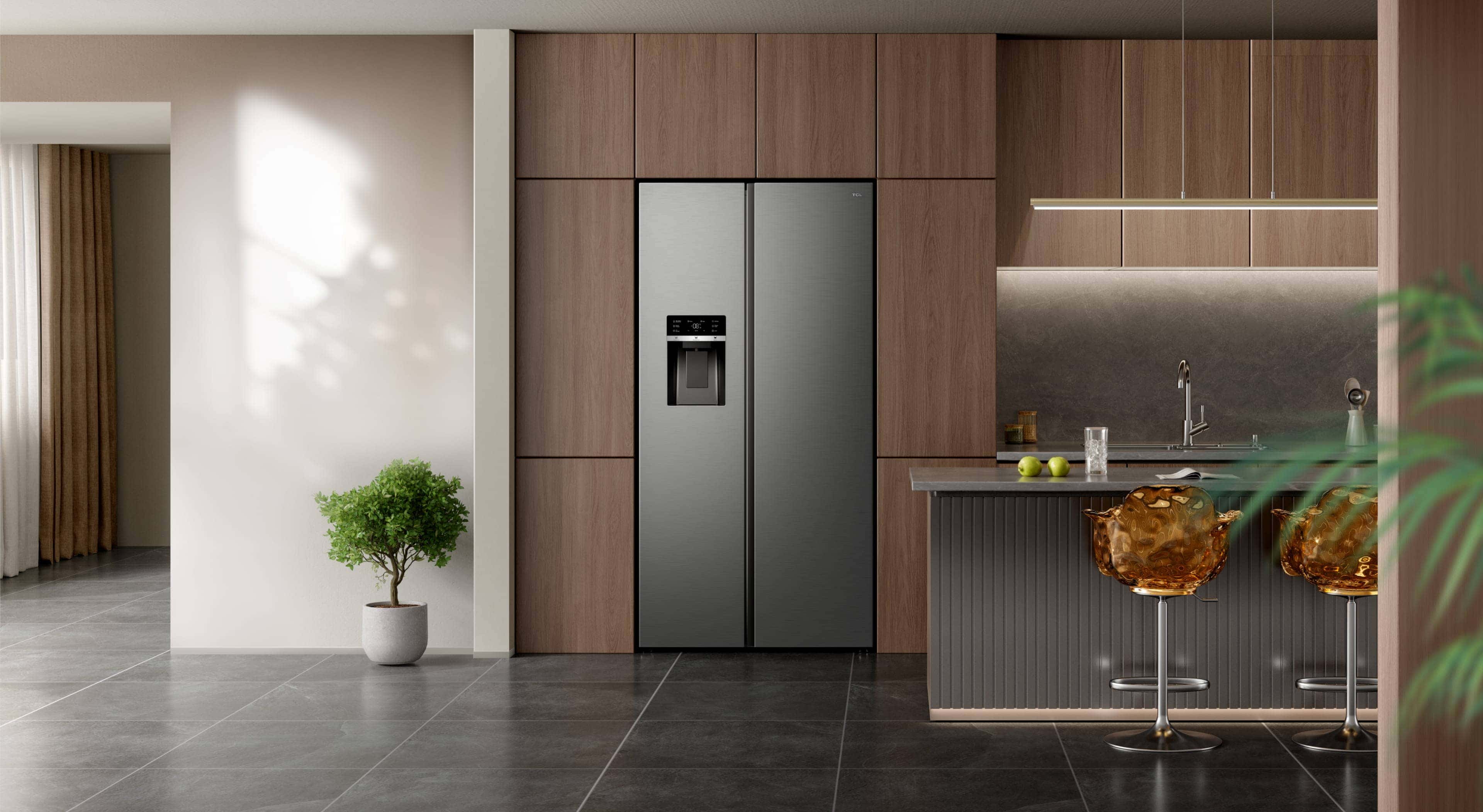 TCL Ice Maker Refrigerator C575SBIM Lifestyle Image