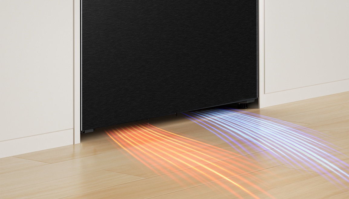 TCL Refrigerator C521CD Bottom Heat Dissipation 