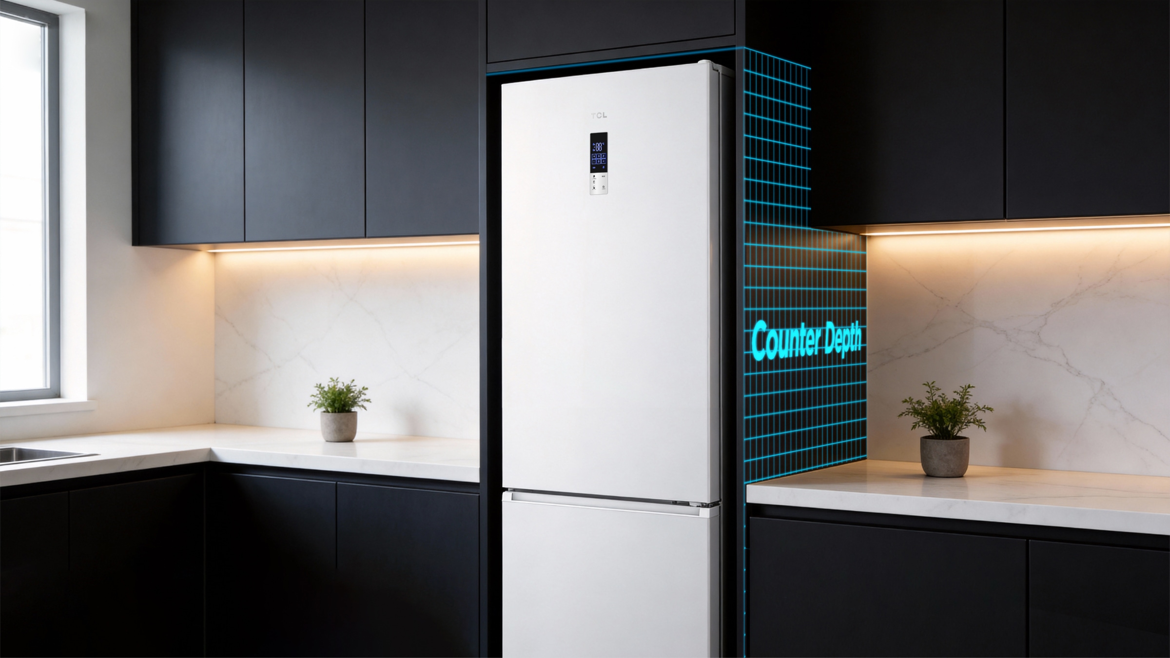 TCL Refrigerator P350BF Counter-depth Design