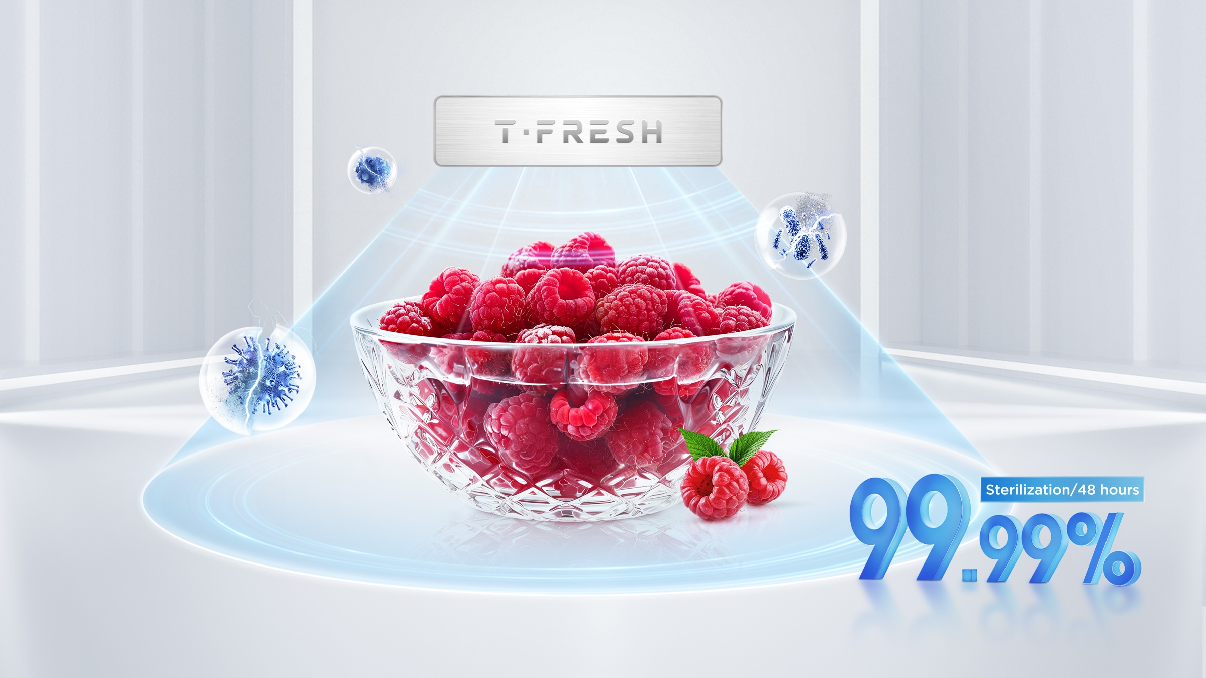 TCL C387BF Refrigerator Three temperature settings