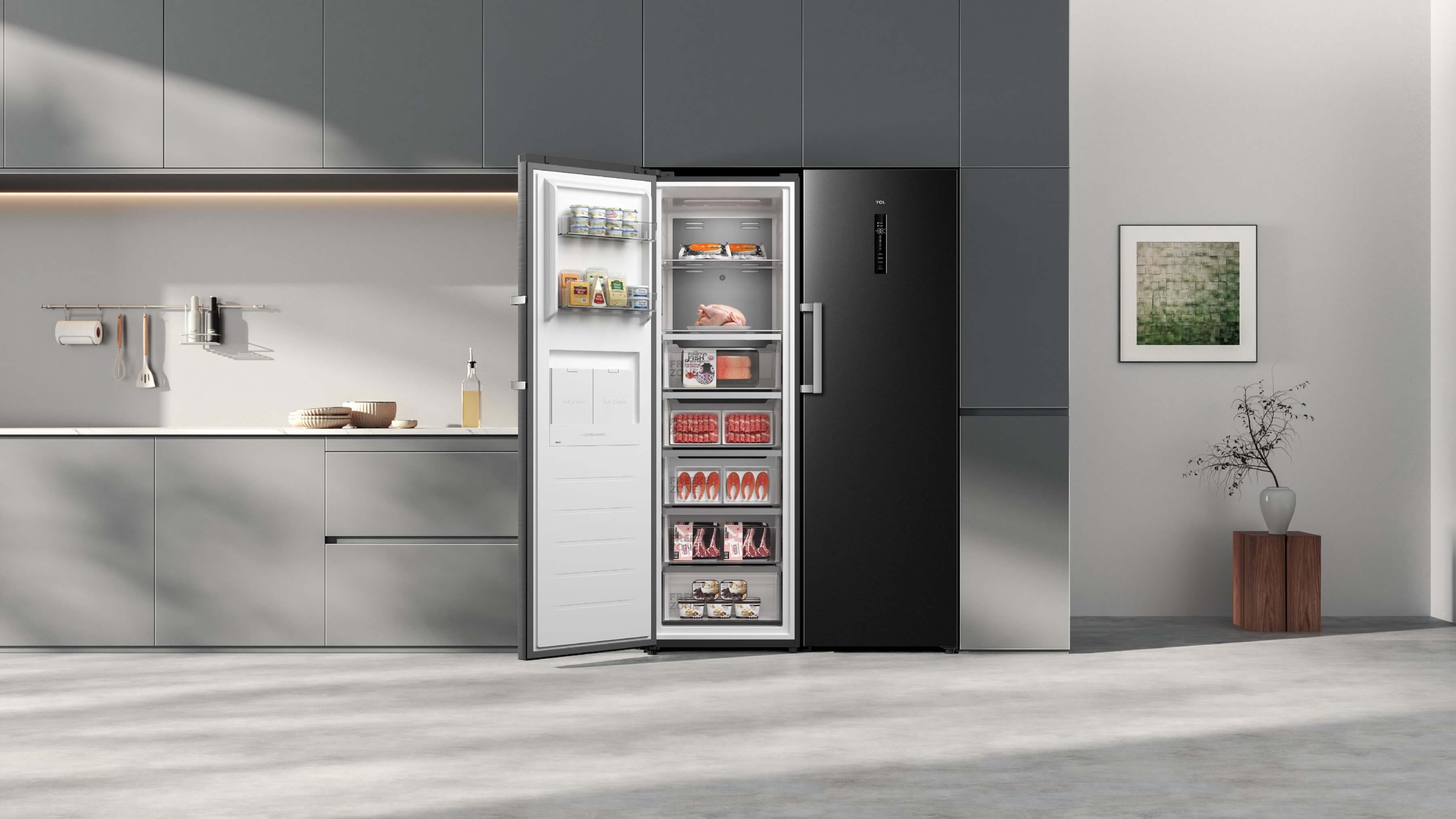 乐竟体育 C387BF-Bottom Freezer Refrigerator 