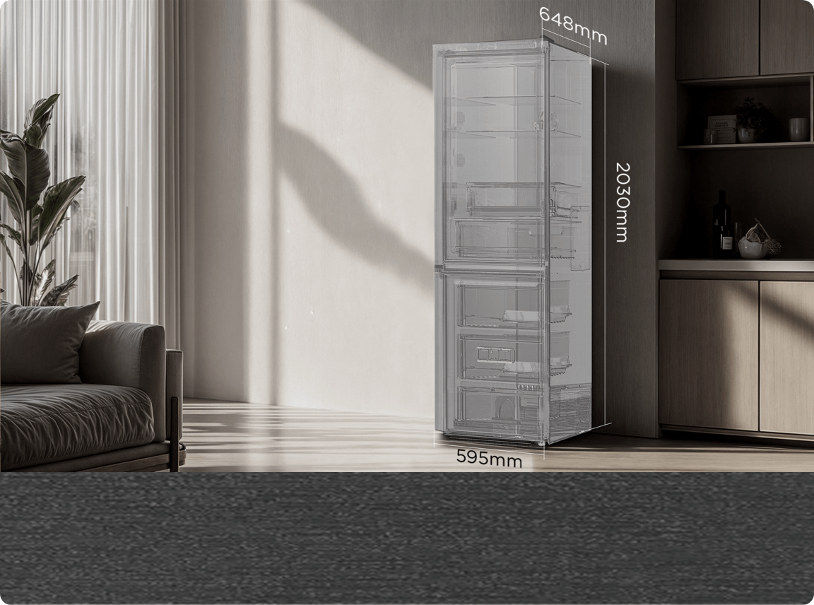 LETOU - ��Ͷ Refrigerator P456BF 382L Less efficient use of space