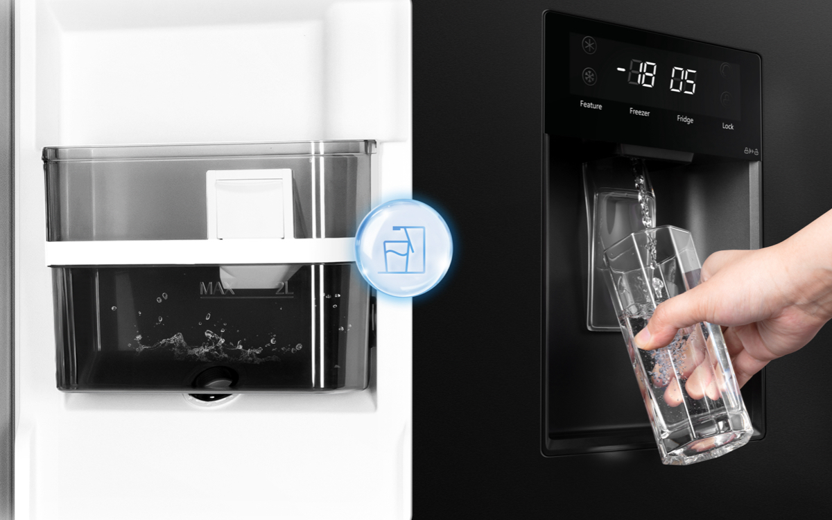 LETOU - ��Ͷ C387BF Refrigerator Foldable and Reversible Glass Shelf